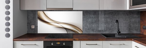 Dekorační panel sklo Hnědá vlna pksh-85720203