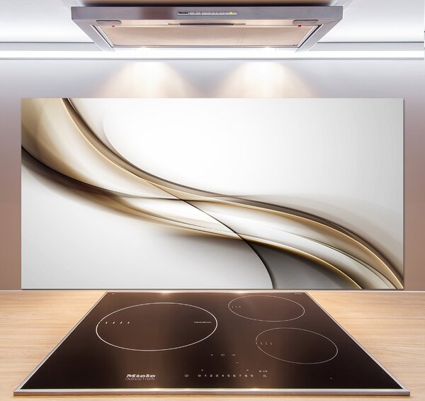 Dekorační panel sklo Hnědá vlna pksh-85720203