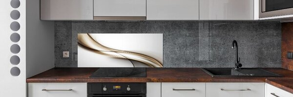 Dekorační panel sklo Hnědá vlna pksh-85720203