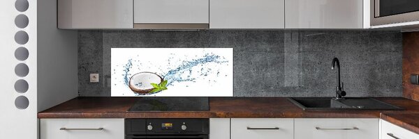 Dekorační panel sklo Kokos a voda pksh-85744184