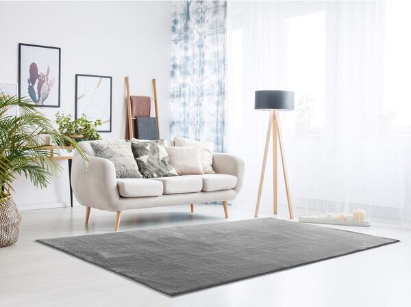 Antracitově šedý koberec Universal Loft, 60 x 120 cm