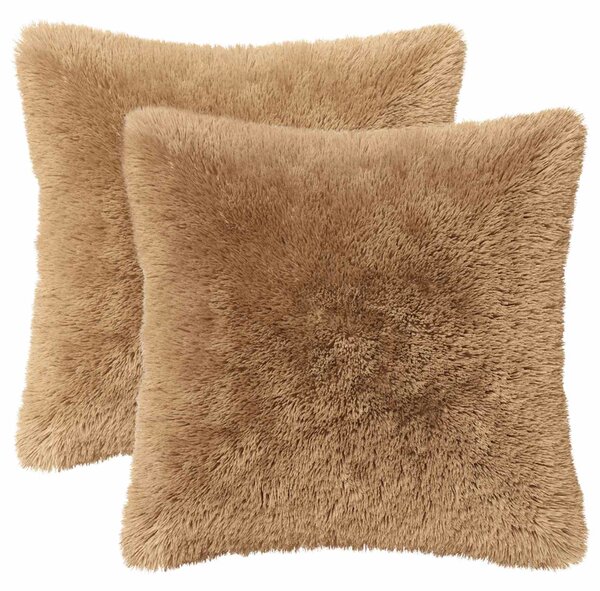 Polštář s polštářem HEERLEN 6 ks Taupe PV fleece