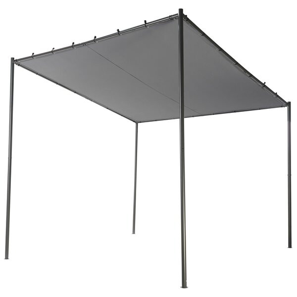 Zahradní pavilon VIMINO Kov 282 cm 294 cm Tmavě šedá