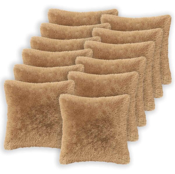 Polštář s polštářem HEERLEN 12 ks Taupe PV fleece