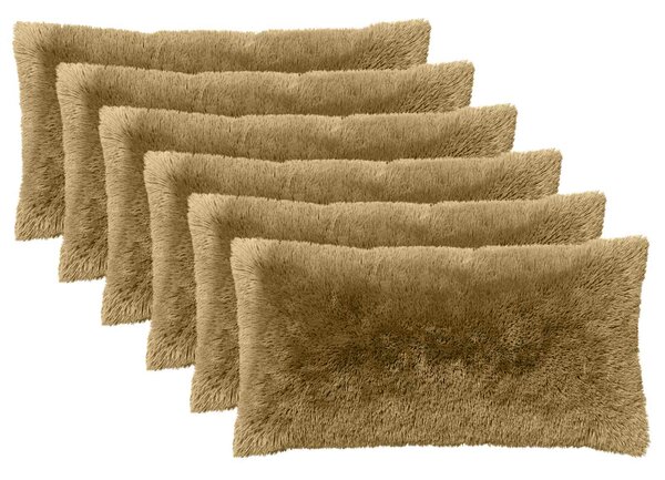 Polštář s polštářem HEERLEN 6 ks Světle šedá PV fleece