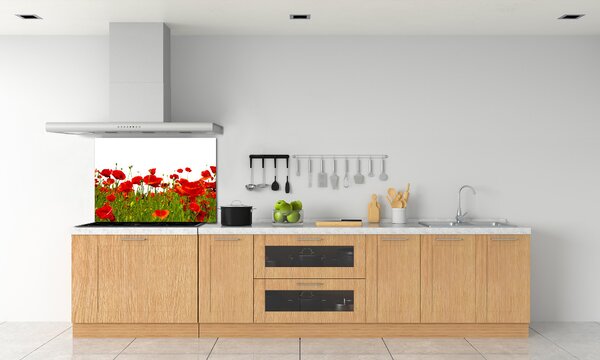 Dekorační panel sklo Polní mák pksh-86187461