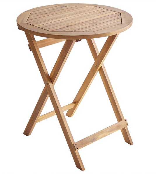 Bistro stolek PROSSEDI 60 cm 60 cm Akáciové dřevo Hnědá