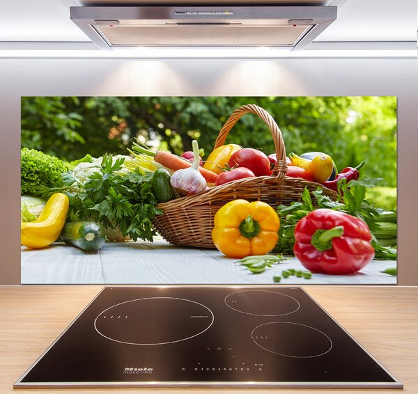 Dekorační panel sklo Koš zeleniny pksh-86208053