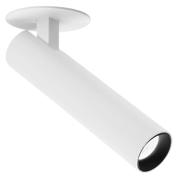 Wever & Ducré Lighting WEVER DUCRÉ LED bodovka Match 1.0 Polozapuštěný bílý 2 700 K, Bílá / opál, Obývací pokoj / jídelna, Hliník, Moderní
