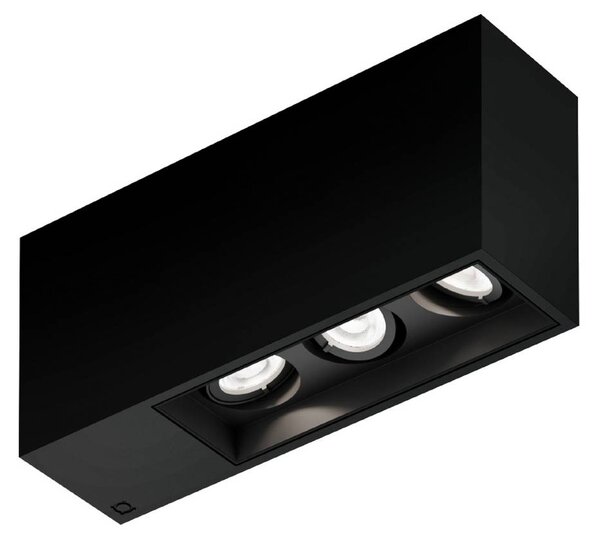 Wever & Ducré Lighting WEVER DUCRÉ LED-Downlight Plano petit 3.0 černá stmívatelná 927, stmívatelný, Černá, Chodba, Hliník, Moderní