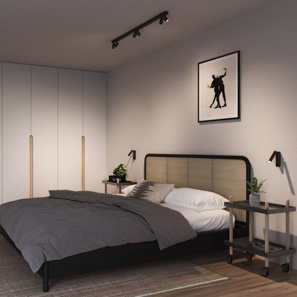 Wever & Ducré Lighting WEVER DUCRÉ LED stropní bodové světlo Ceno 6.0, černé, 2 700 K, stmívatelný, Černá, Obývací pokoj / jídelna, Hliník, Moderní