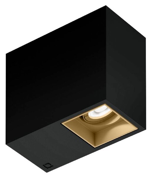 Wever & Ducré Lighting WEVER DUCRÉ Downlight Planopetit 1.0 černá/béžová stmívatelné 927, stmívatelný, Černá, Chodba, Hliník, Moderní