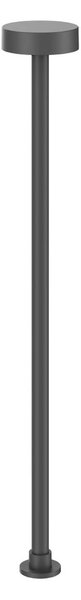 Wever & Ducré Lighting WEVER DUCRÉ LED podlahové svítidlo Pola 2.1 antracit 927 IP65, Černá, Hliník