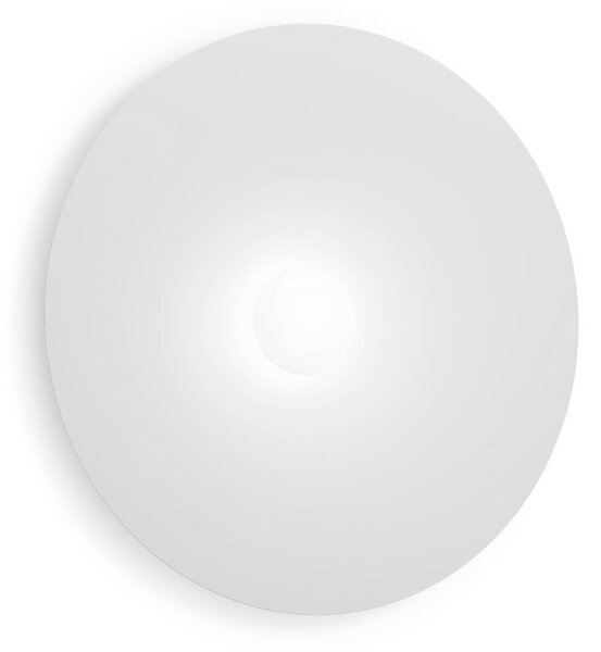 Wever & Ducré Lighting WEVER DUCRÉ LED nástěnné světlo Clea 3.0 bílé Ø 70 cm 2700 K, stmívatelný, Bílá / opál, Obývací pokoj / jídelna, Hliník