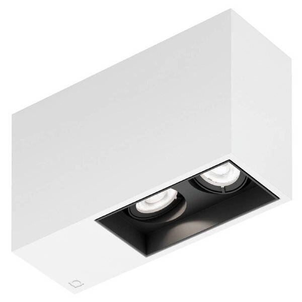 Wever & Ducré Lighting WEVER DUCRÉ Downlight Plano petit 2.0 bílá/černá stmívatelné 927, stmívatelný, Bílá / opál, Chodba, Hliník, Moderní