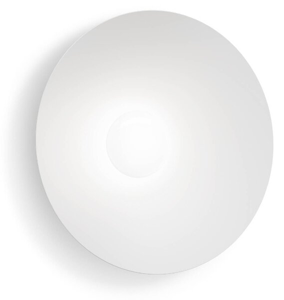 Wever & Ducré Lighting WEVER DUCRÉ LED nástěnné světlo Clea 2.0 bílé Ø 50 cm 2700 K, stmívatelný, Bílá / opál, Obývací pokoj / jídelna, Hliník