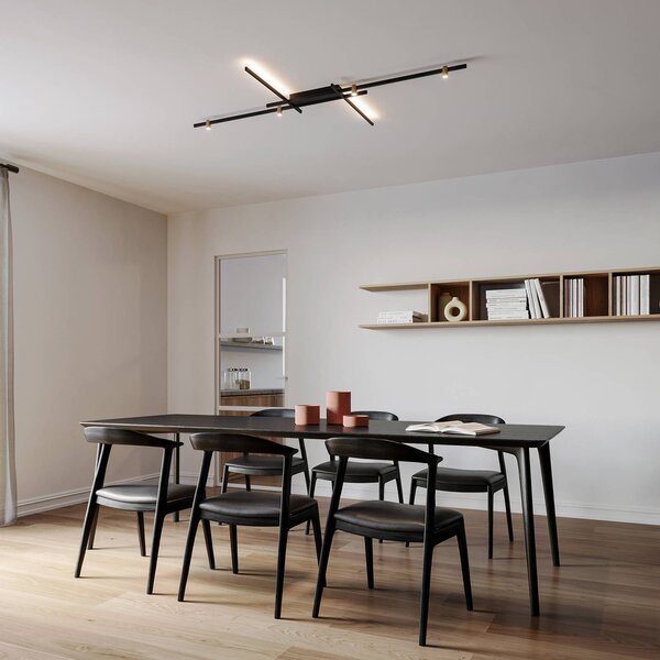 Wever & Ducré Lighting WEVER DUCRÉ LED žárovka Trace Grid 2.0 černá/béžová 927, stmívatelný, Černá, Obývací pokoj / jídelna, Hliník, Moderní