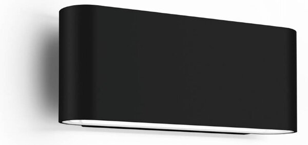 Wever & Ducré Lighting WEVER & DUCRÉ LED venkovní nástěnné svítidlo Kiosk 1.0 černá 2 700 K, stmívatelný, Černá, Hliník, Nástěnné svítidlo