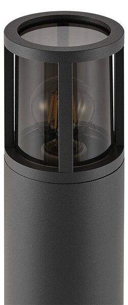 Deko-Light Osvětlení cesty Facado II, výška 65 cm, šedá/kouřová, Ø 11 IP65, stmívatelný, Hliník / šedá / zinek, Hliník, Moderní