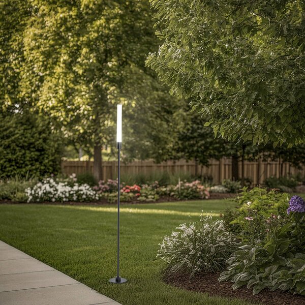 Nowodvorski Lighting LED podsvícení soklu Zola, černé, hliník, výška 100 cm, Černá, Hliník