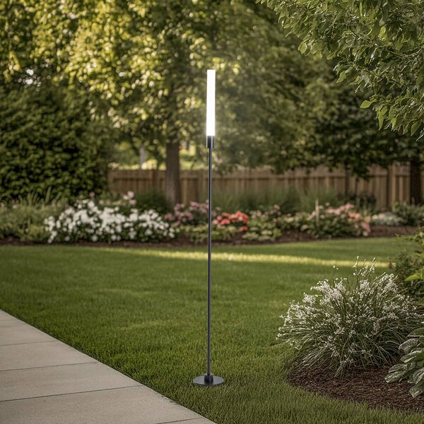 Nowodvorski Lighting LED podsvícení soklu Zola, černé, hliník, výška 100 cm, Černá, Hliník