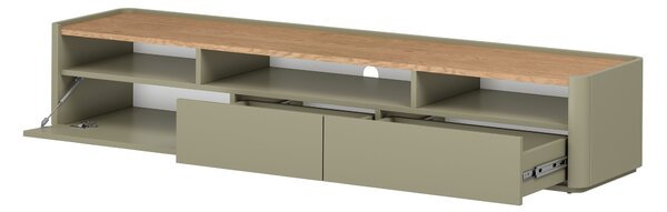 TV stolek Elivo 200 cm - eukalyptus / dub baltic dune