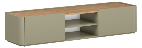 TV stolek Elivo 170 cm se zásuvkou - eukalyptus / dub baltic dune