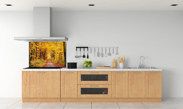 Dekorační panel sklo Podzimní les pksh-86844242