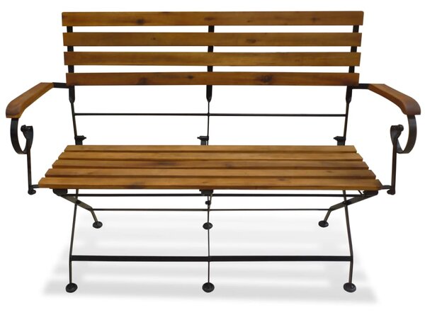 Skládací zahradní lavice 112 cm masivní akácie
