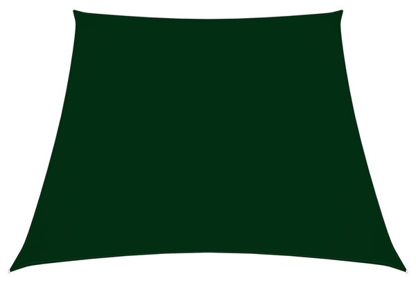 Stínicí plachta oxfordská látka lichoběžník 3/5x4m tmavě zelená