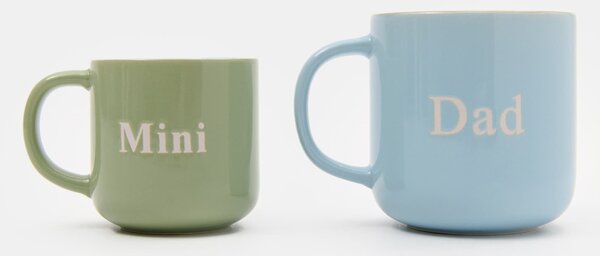 Sinsay - Sada hrnků s nápisem Dad a Mini - vícebarevná