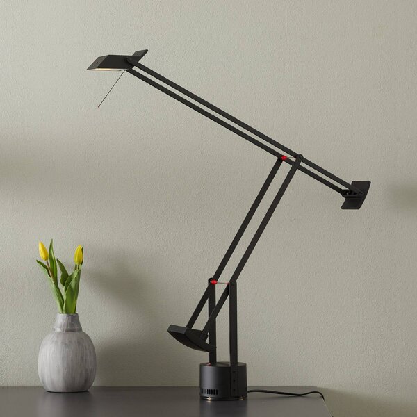 Artemide Tizio LED stolní lampa 3 000 K, stmívatelný, Černá, Pracovna / kancelář, Plast, Design