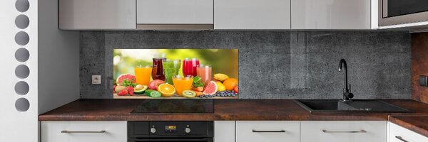 Dekorační panel sklo Ovocné džusy pksh-86931675