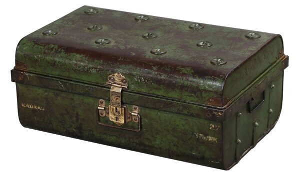 Plechový kufr, příruční zavazadlo, 68x46x30cm