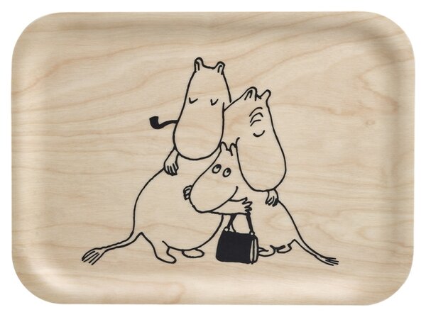 Muurla Podnos Moomin 27x20cm / 80. výročí