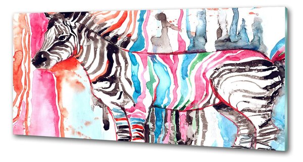 Panel do kuchyně Barevná zebra pksh-87232366