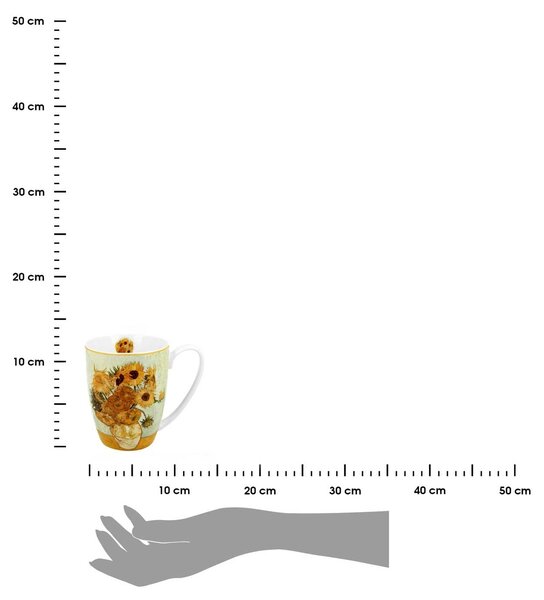 Porcelánový hrnek Van Gogh Sunflowers 350 ml