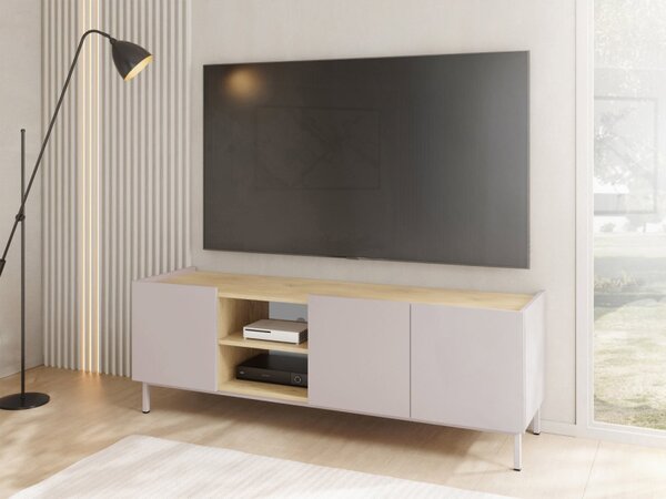 TV stolek/skřínka Rutori RO03, Barva: černá / černá + gold baroque 5903211429859