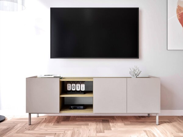 TV stolek/skřínka Rutori RO03, Barva: černá / černá + gold baroque 5903211429859