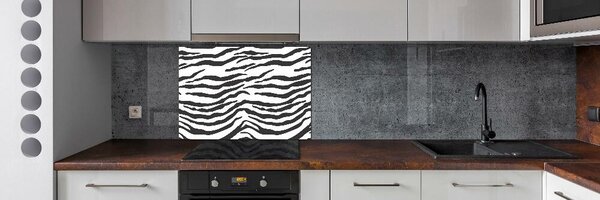 Skleněný panel do kuchynské linky Zebra pozadí pksh-87477290