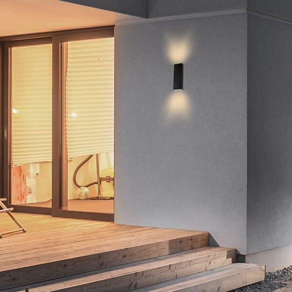 LED Venkovní nástěnné svítidlo LED/8W/230V 4000K IP65 černá