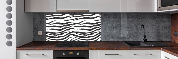 Skleněný panel do kuchynské linky Zebra pozadí pksh-87477290