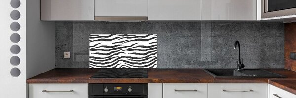 Skleněný panel do kuchynské linky Zebra pozadí pksh-87477290