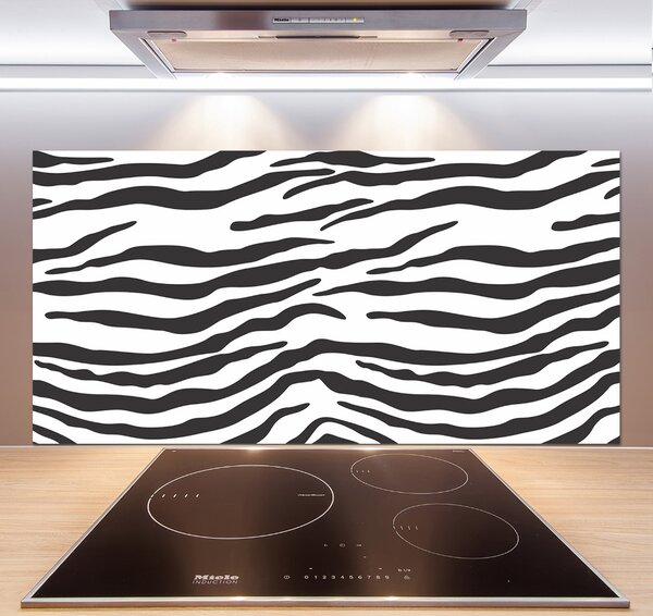 Skleněný panel do kuchynské linky Zebra pozadí pksh-87477290