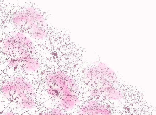 Fototapeta Růžové květy s fialovými skvrnami, Přírodní fototapety, Populární fototapety, w02559 - Tapeko.co.cz