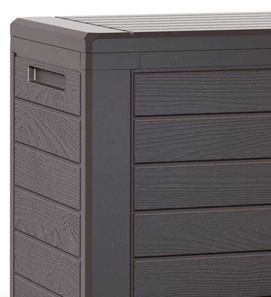 Deuba Úložný box Woody 280 L - hnědý