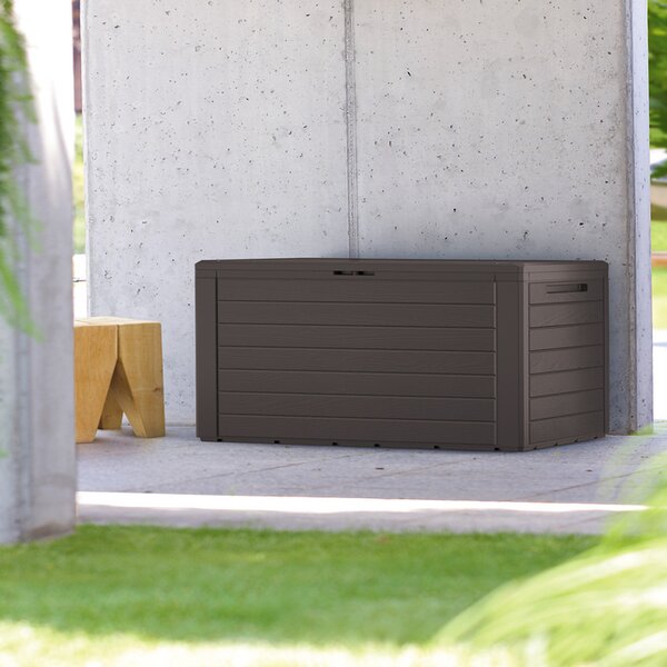 Deuba Úložný box Woody 280 L - hnědý