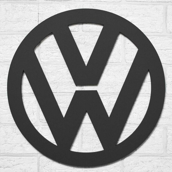 DUBLEZ | Dřevěný obraz - Znak loga Volkswagen | Obraz