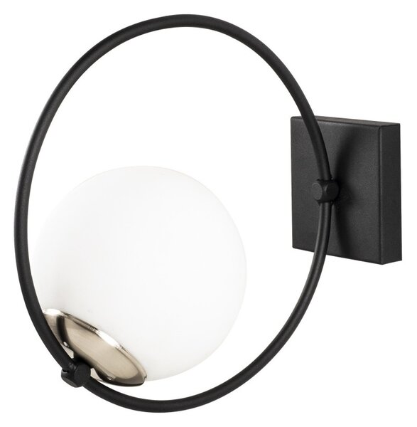 Opviq Nástěnná lampa Dolunay černá/bílá