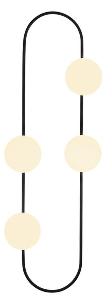Opviq Nástěnná lampa Abakus černá